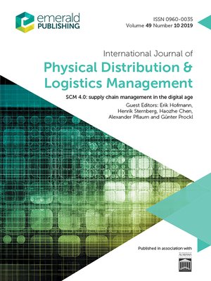 cover image of International Journal of Physical Distribution & Logistics Management, Volume 49, Number 10